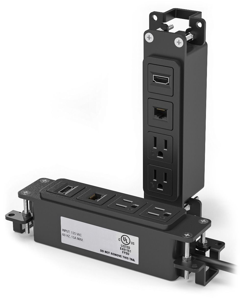 AVFI Power and Data Panel 4 Connections - CUBM4