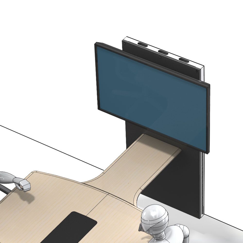 AVFI Single Monitor Mount Wall Offset Stand - TP200-WM