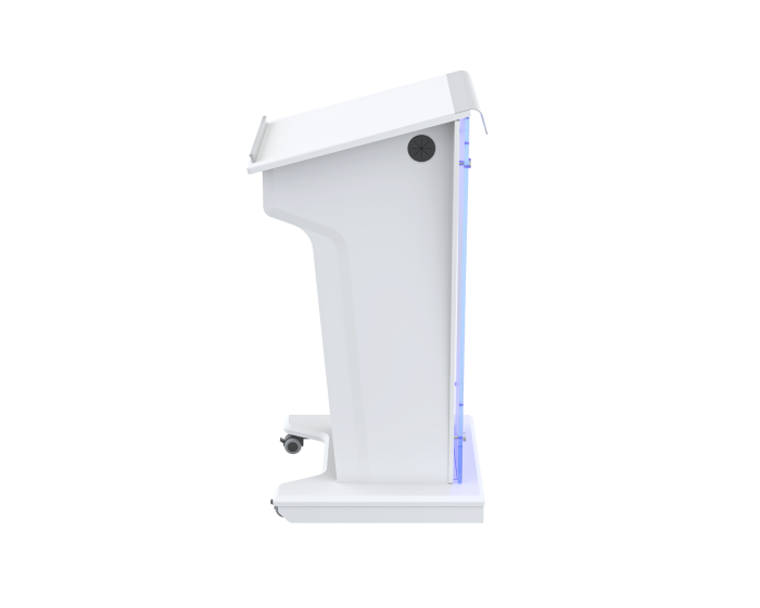 AVFI Wood and Acrylic Lectern with LED Lights - LEX25-AF