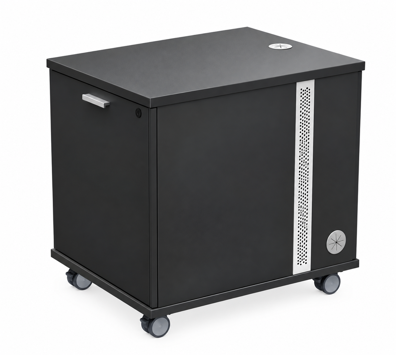 AVFI 12U Under Table Mobile Rack Storage - RKYZ12