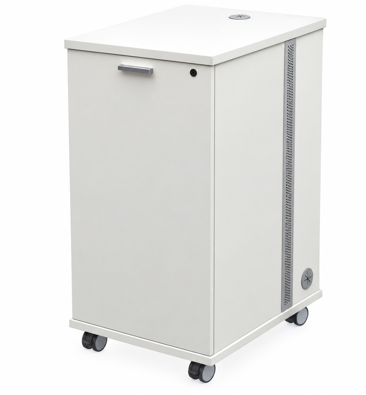 AVFI 21U Mobile Rolling Equipment Storage Rack - RKYZ21