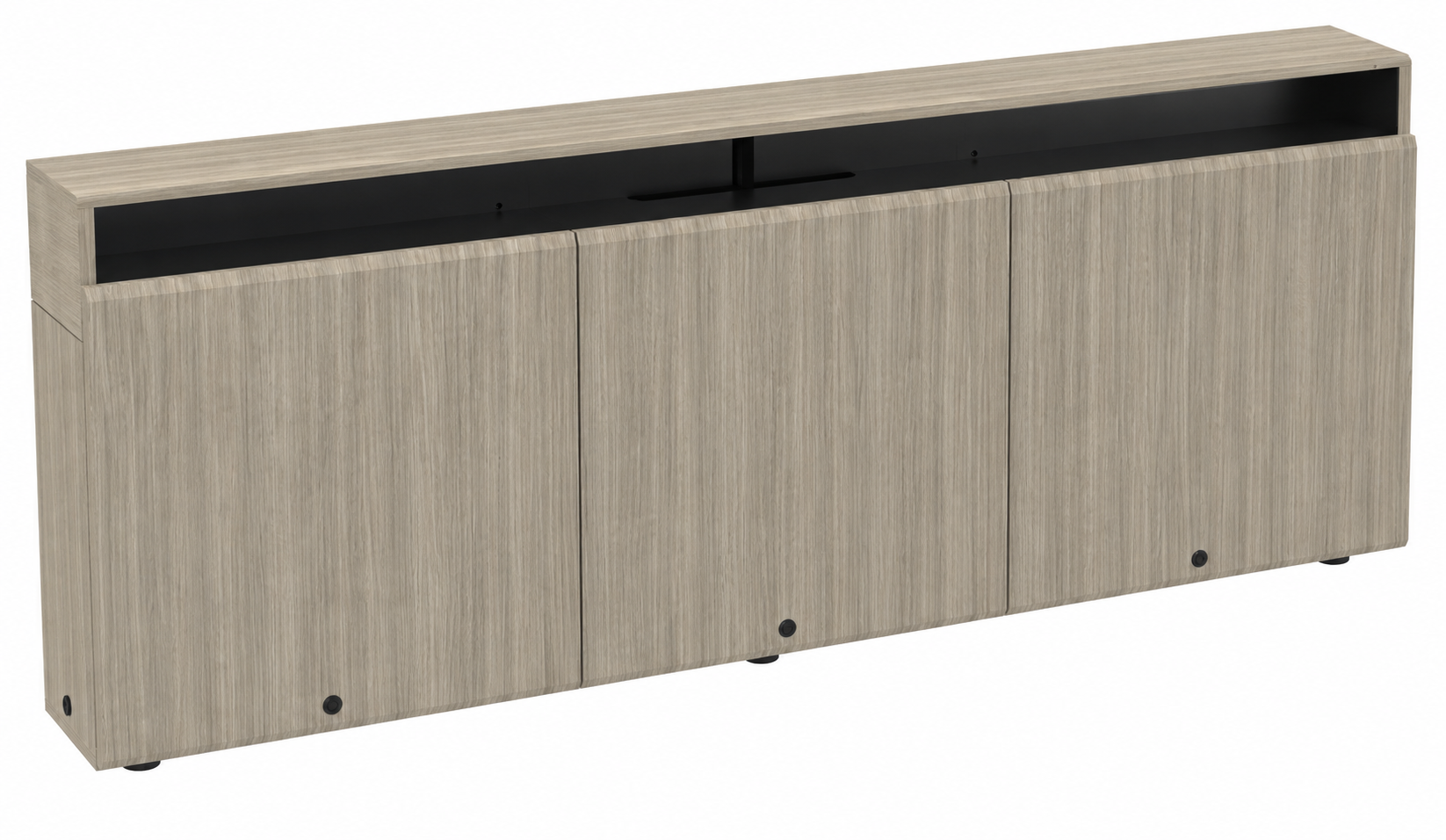 AVFI AV Equipment Triple Rack Wall Mounted Credenza - CR3-WM