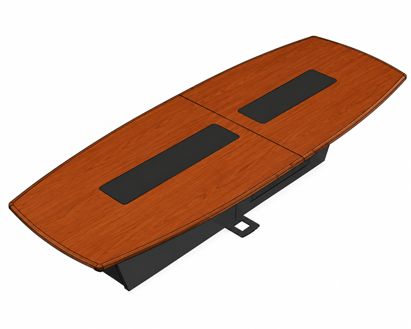 AVFI Boat-Shaped Modular Conference Table Package - T526 FTF