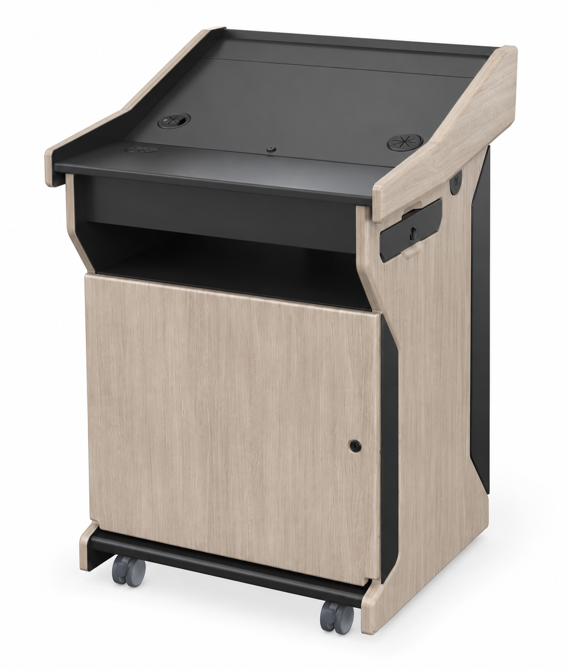AVFI Digital Mobile Podium with 32" Full HD Display & Charging – PDX1532-FS