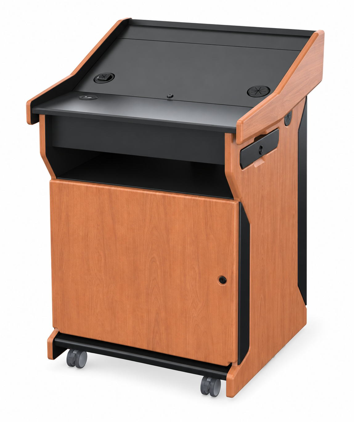 AVFI Digital Mobile Podium with 32" Full HD Display & Charging – PDX1532-FS