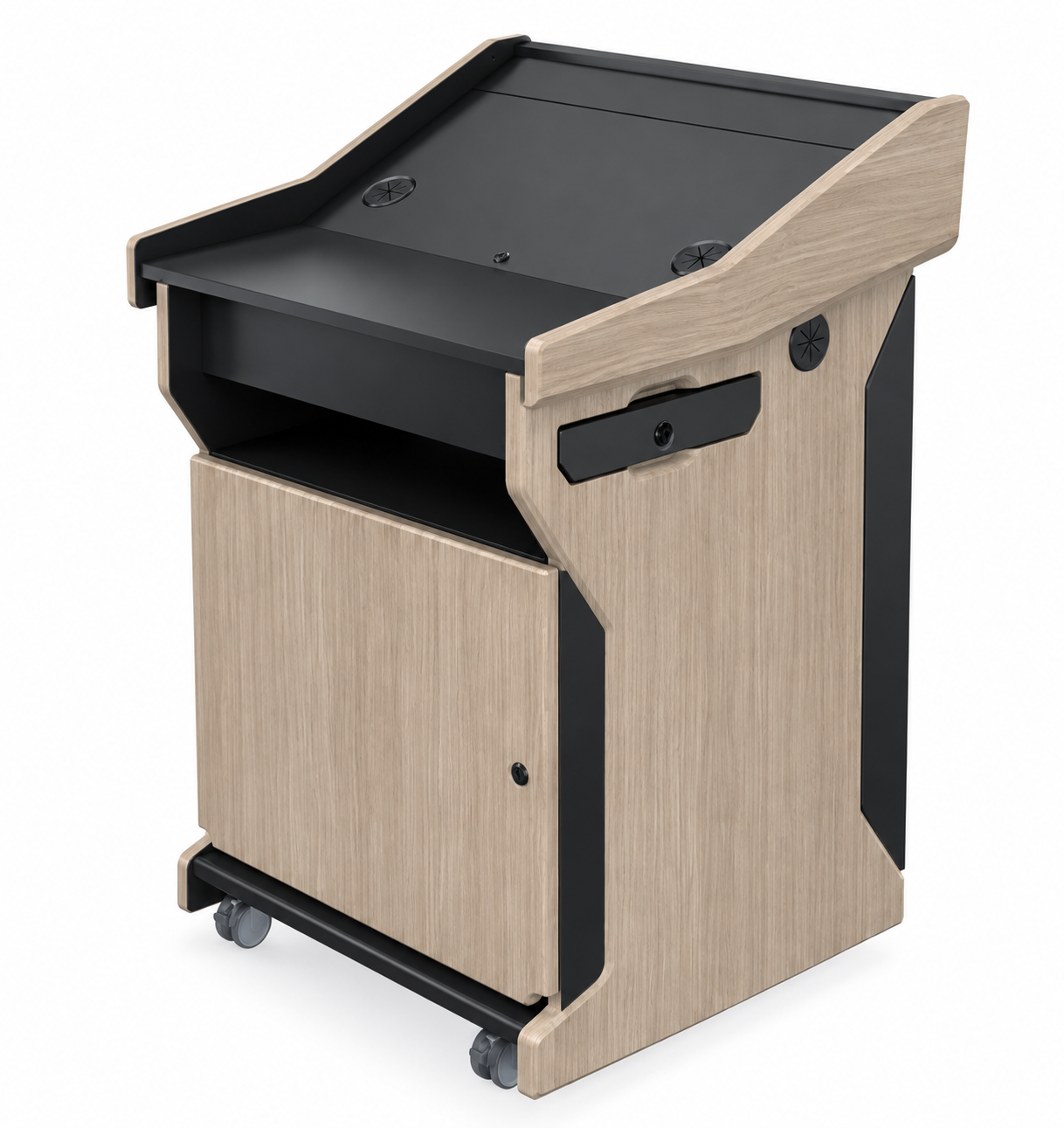 AVFI Flip-Open Top Mobile Podium - PDX1532