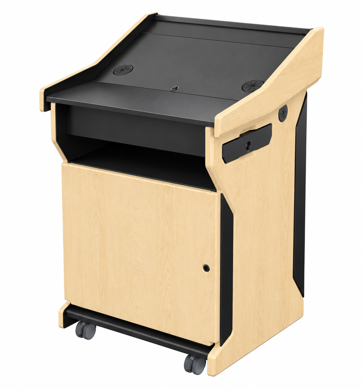 AVFI Flip-Open Top Mobile Podium - PDX1532