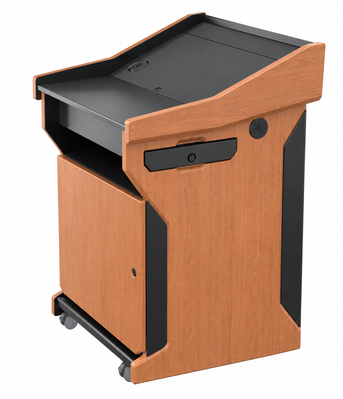 AVFI Flip-Open Top Mobile Podium - PDX1532