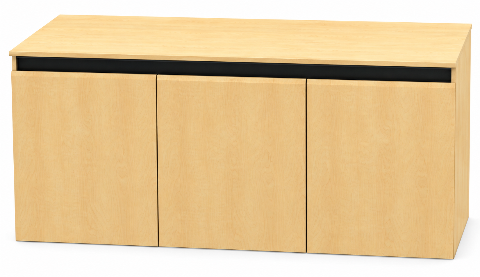 AVFI Minimalist Triple Rack Conference 30" Deep Credenza - CR3030EX