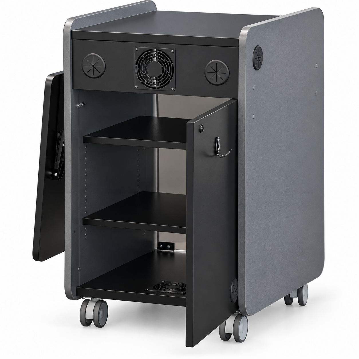 AVFI Mobile Projector and Laptop Presentation Media Cart - 103420