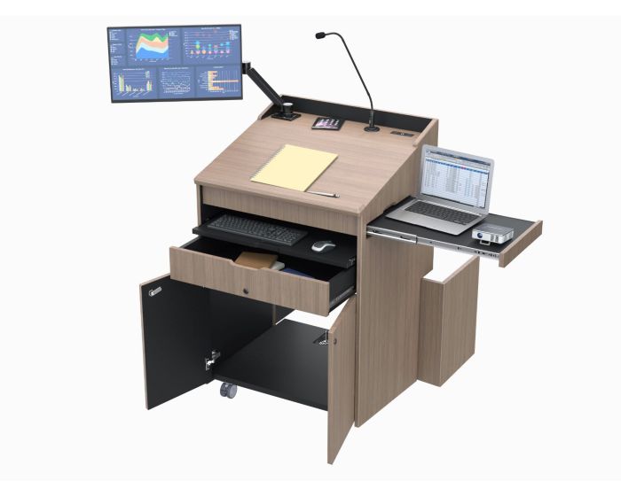 AVFI Modern Educational Multimedia Lectern - LEX230