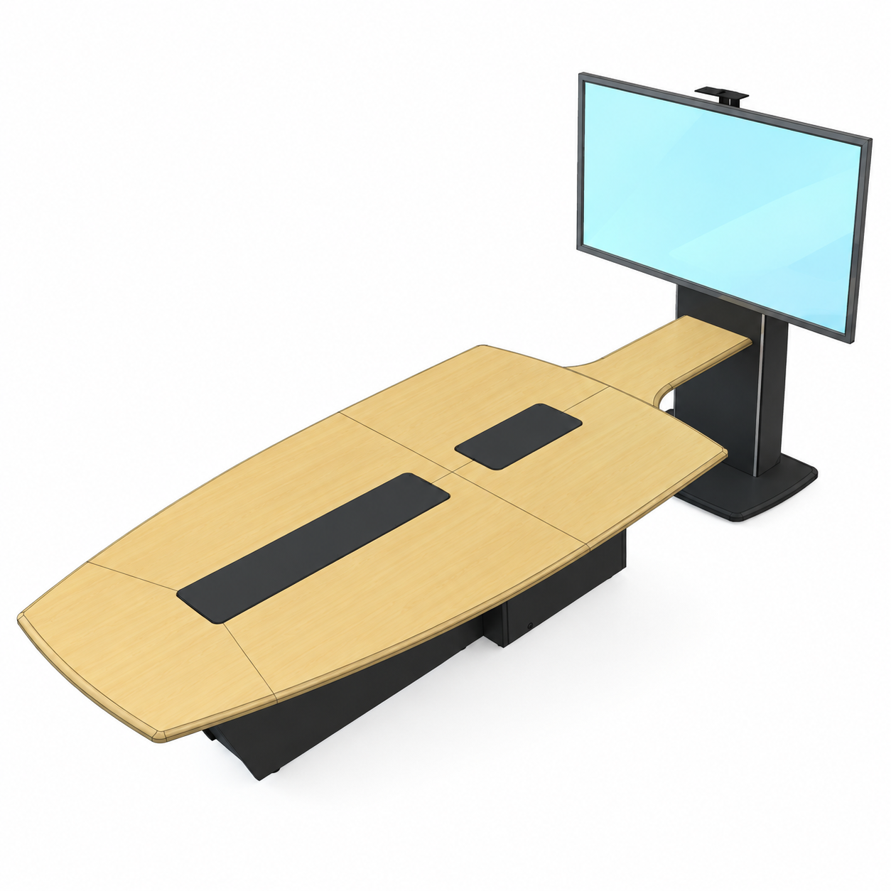 AVFI Modular Video Conference Table Package with Monitor Stand T3600 T1