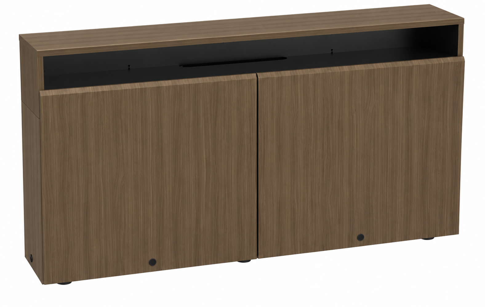 AVFI Traditional Dual Rack Wall Mounted Credenza - CR2-WM