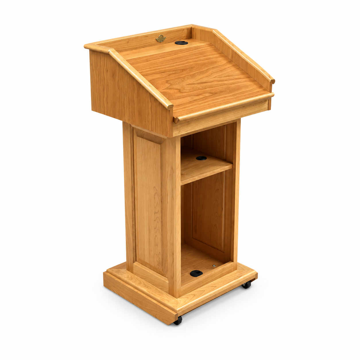 Executive Wood The Counselor Modern Hardwood Lectern | CLR235