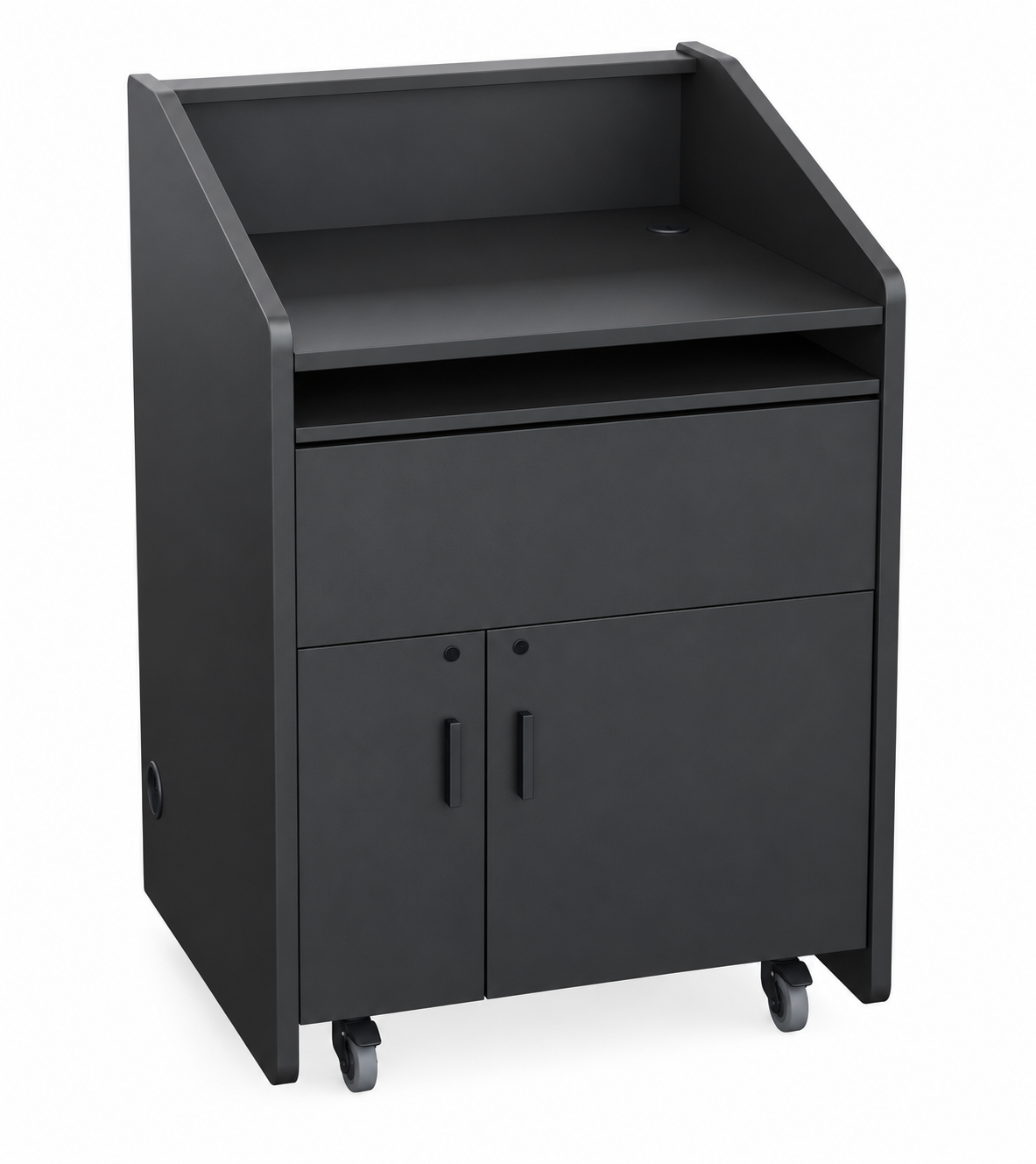 AVFI Multimedia Mid-size Podium With Rack Mount - PD3006