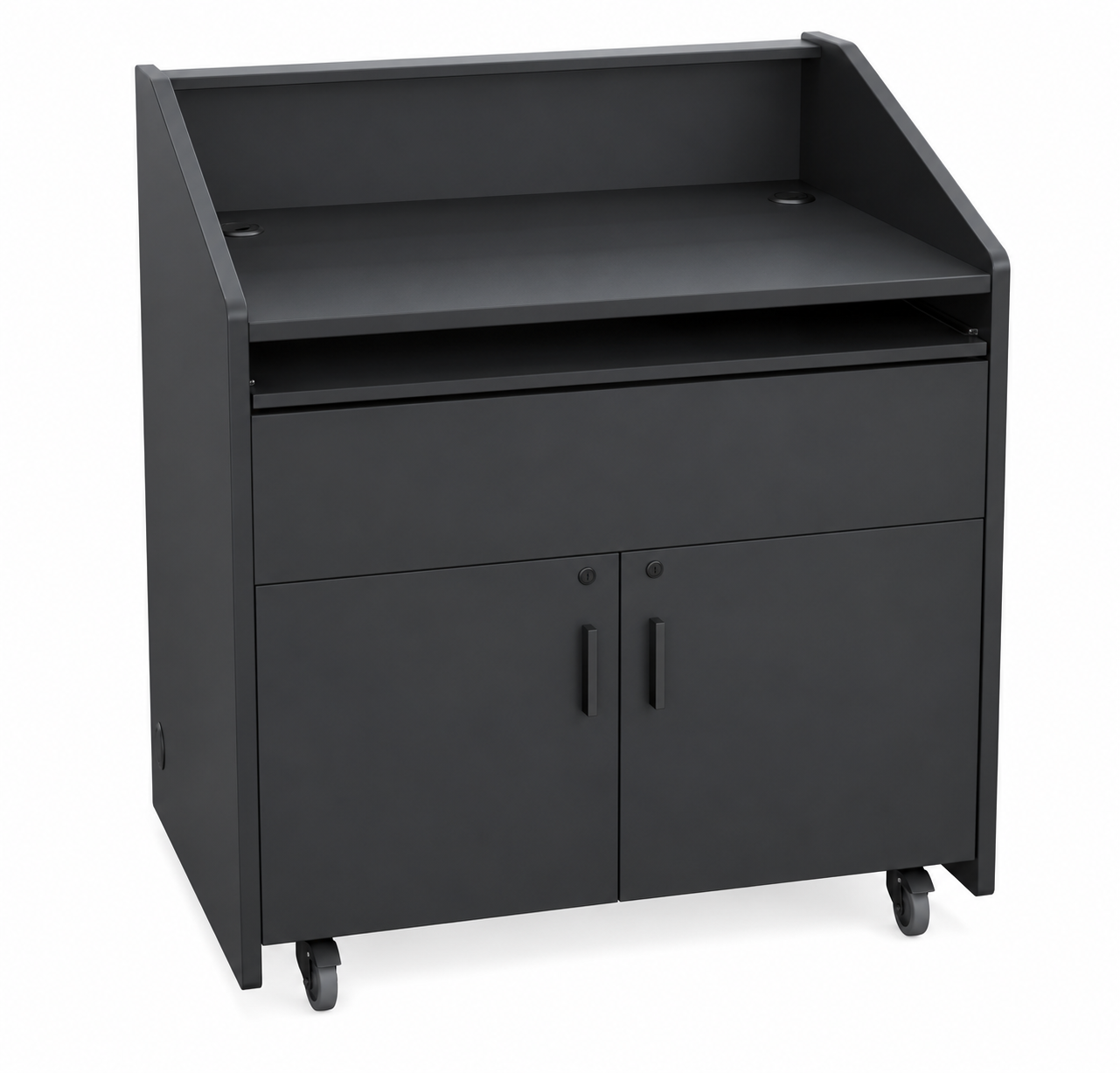 AVFI Multimedia Podium with Rack - PD3002