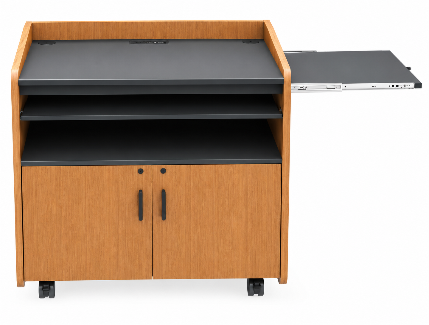 AVFI Modern Flat Top Multimedia Podium - PD3008
