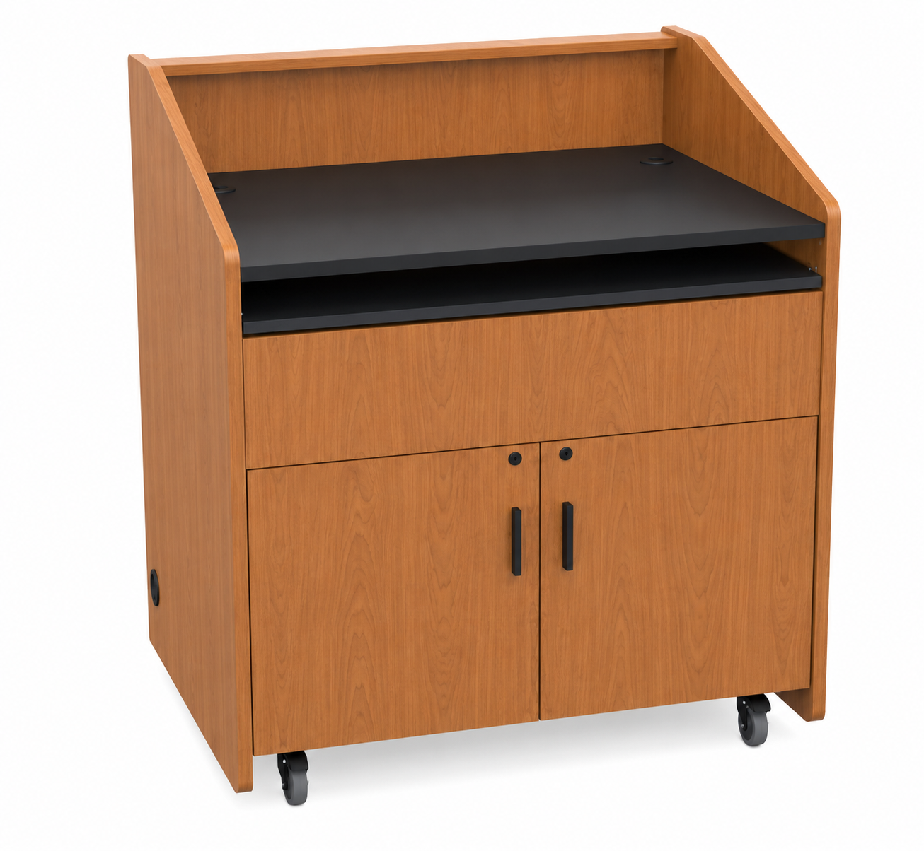 AVFI Multimedia Podium with Rack - PD3002