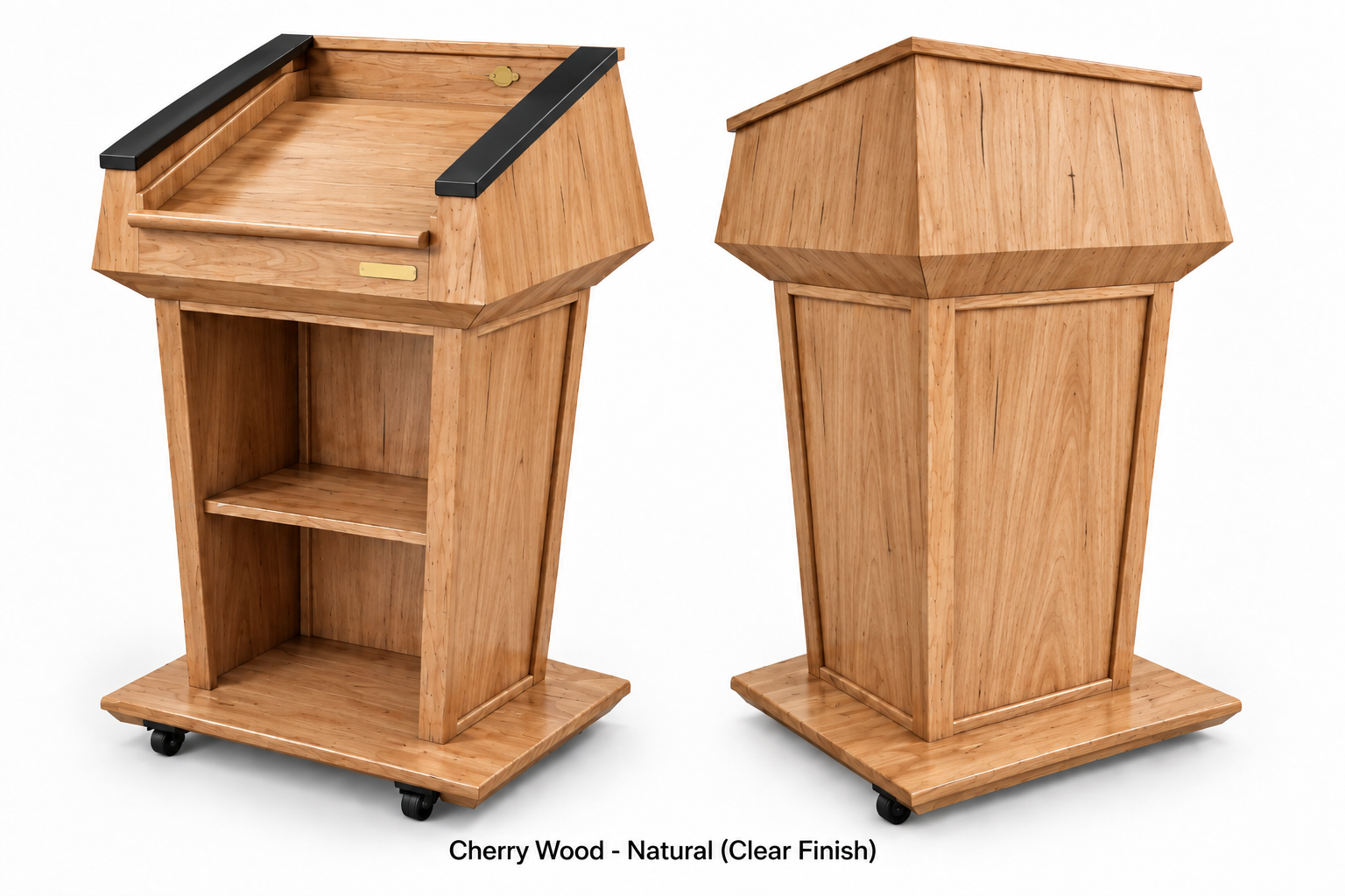 Executive Wood Presidential Bullet Resistant Podium – Certified NIJ Level III - PRES500-AB