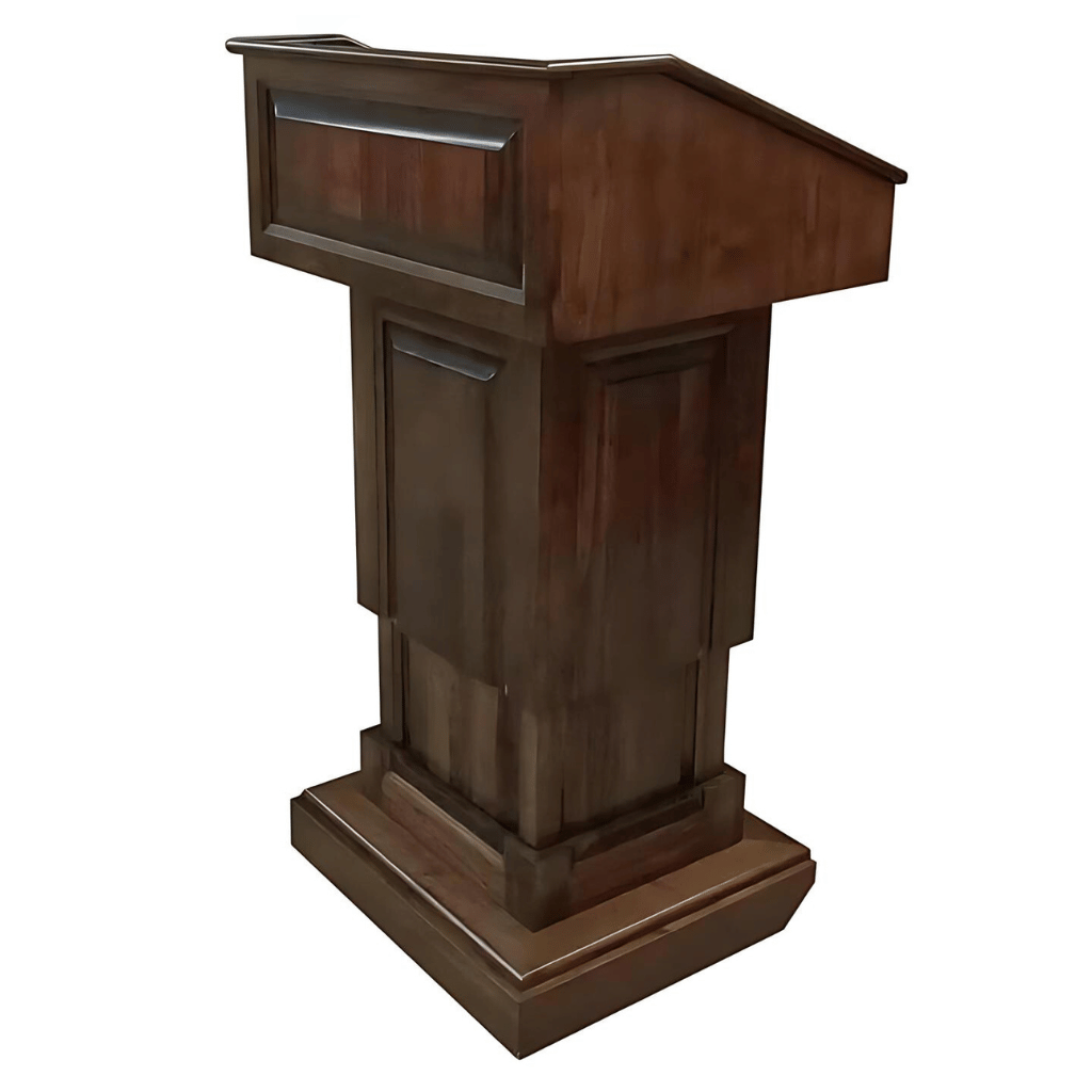 Executive Wood Counselor Lift Adjustable Height Lectern