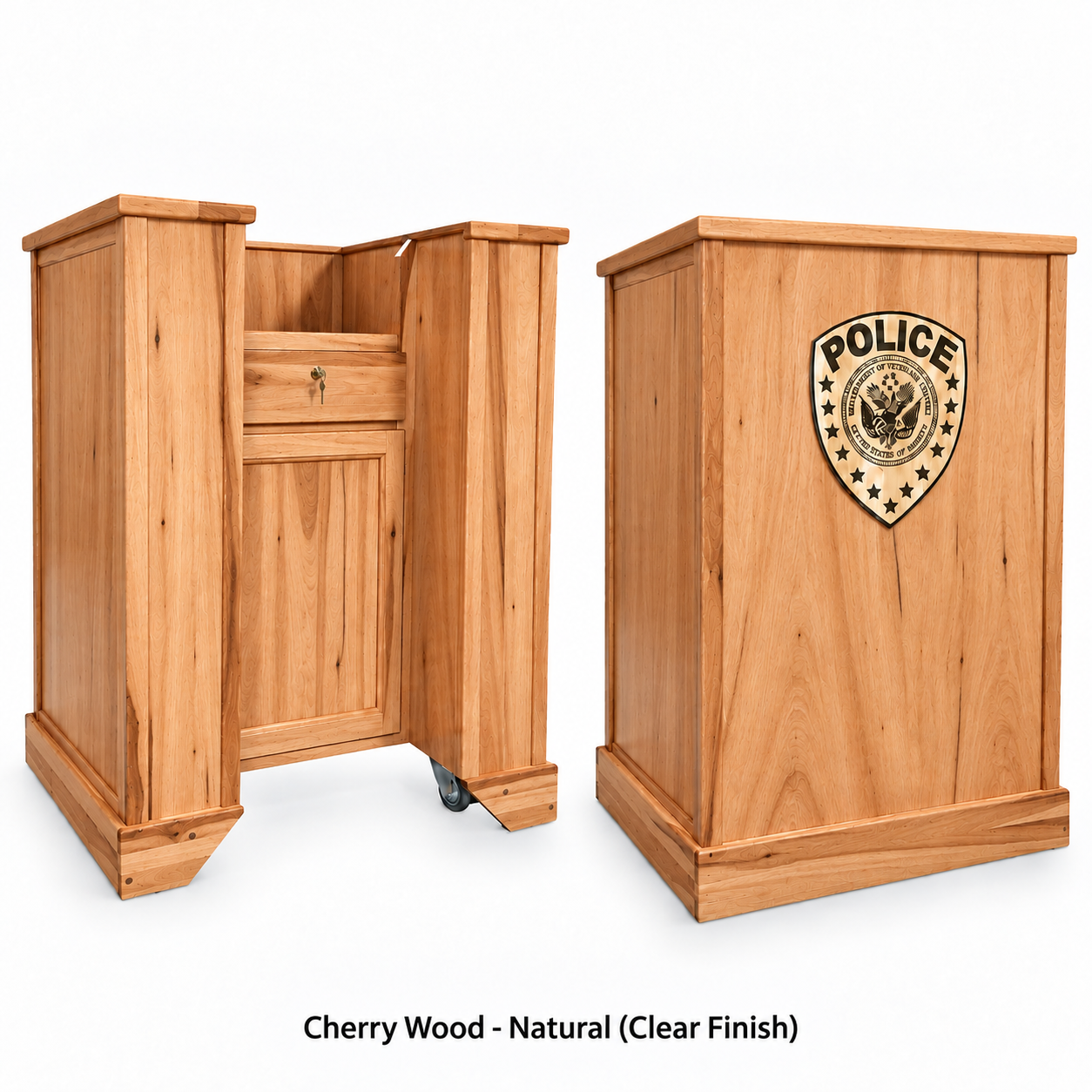 Executive Wood Defender Step-In™ Bullet Resistant Work Station - DEF339-SI