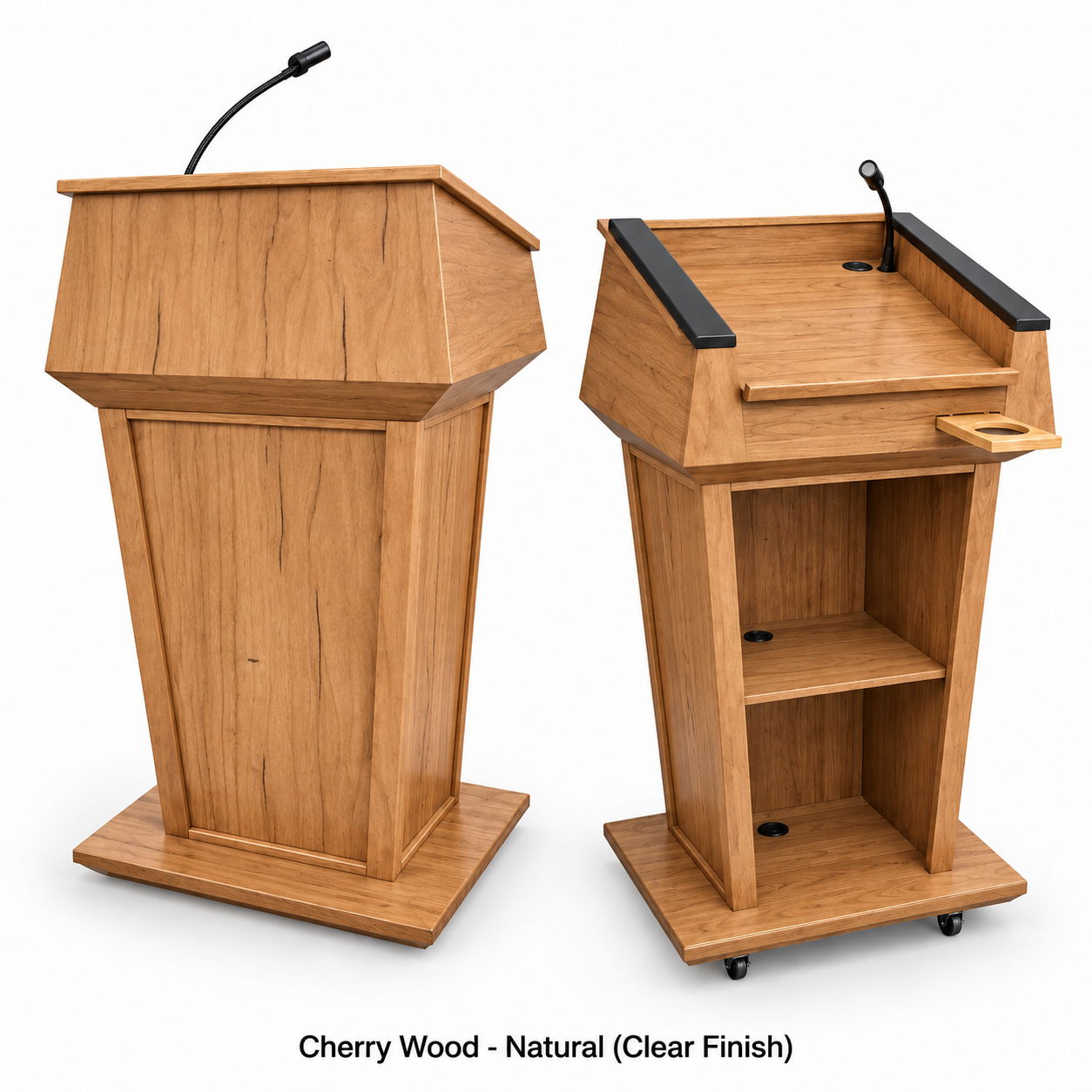 Executive Wood Presidential™ Solid Hardwood Handcrafted Podium | PRES500