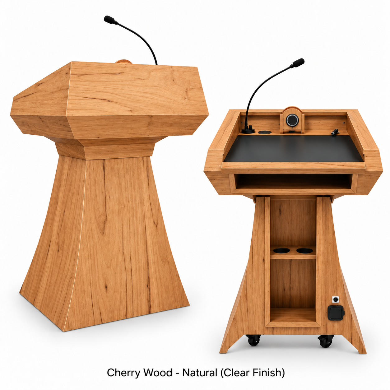 Executive Wood Adjustable StatesMan AutoGlide™ Lectern | STM019-AG