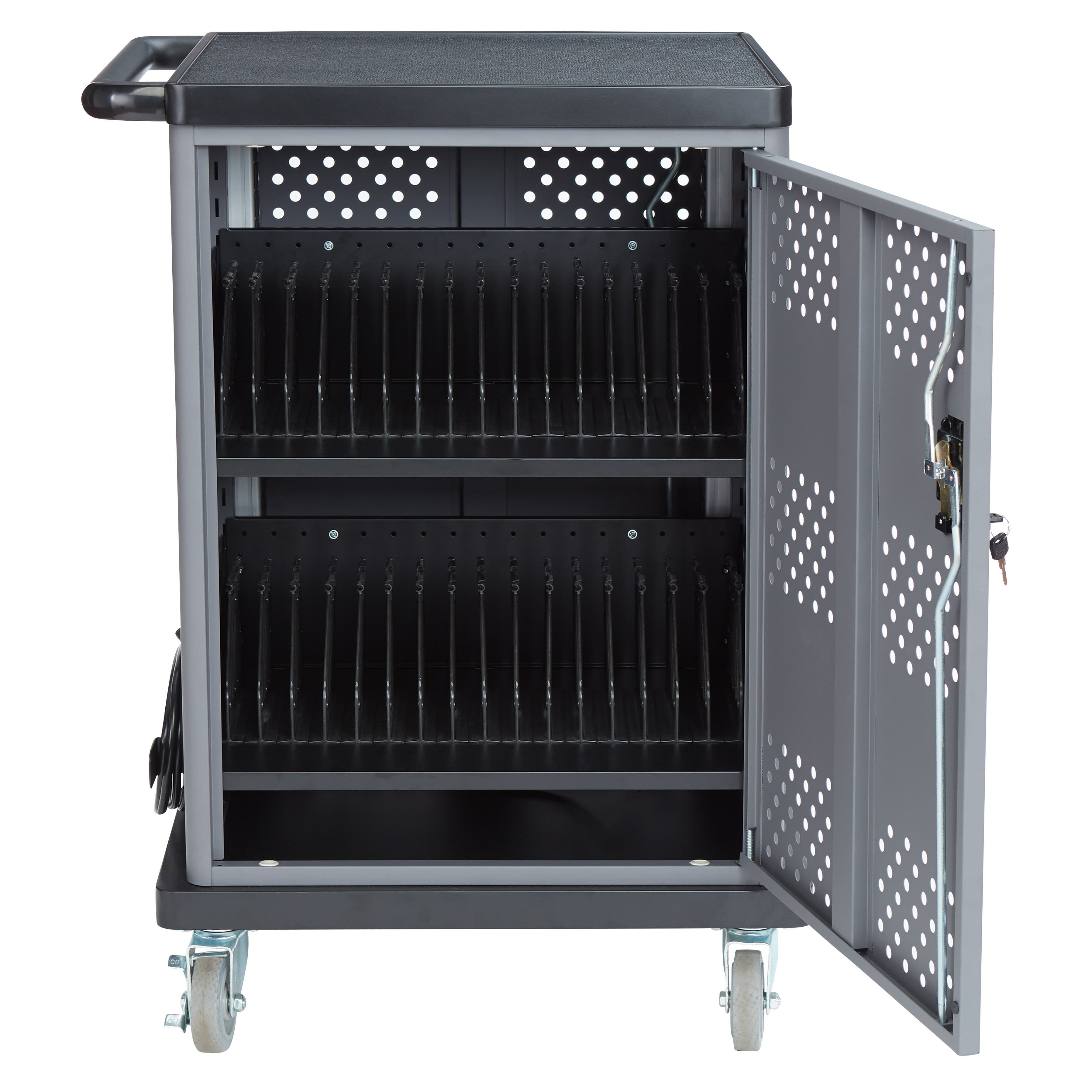 NPS Duet Charging Cart | 32-Device Laptop & Tablet Charging Cart