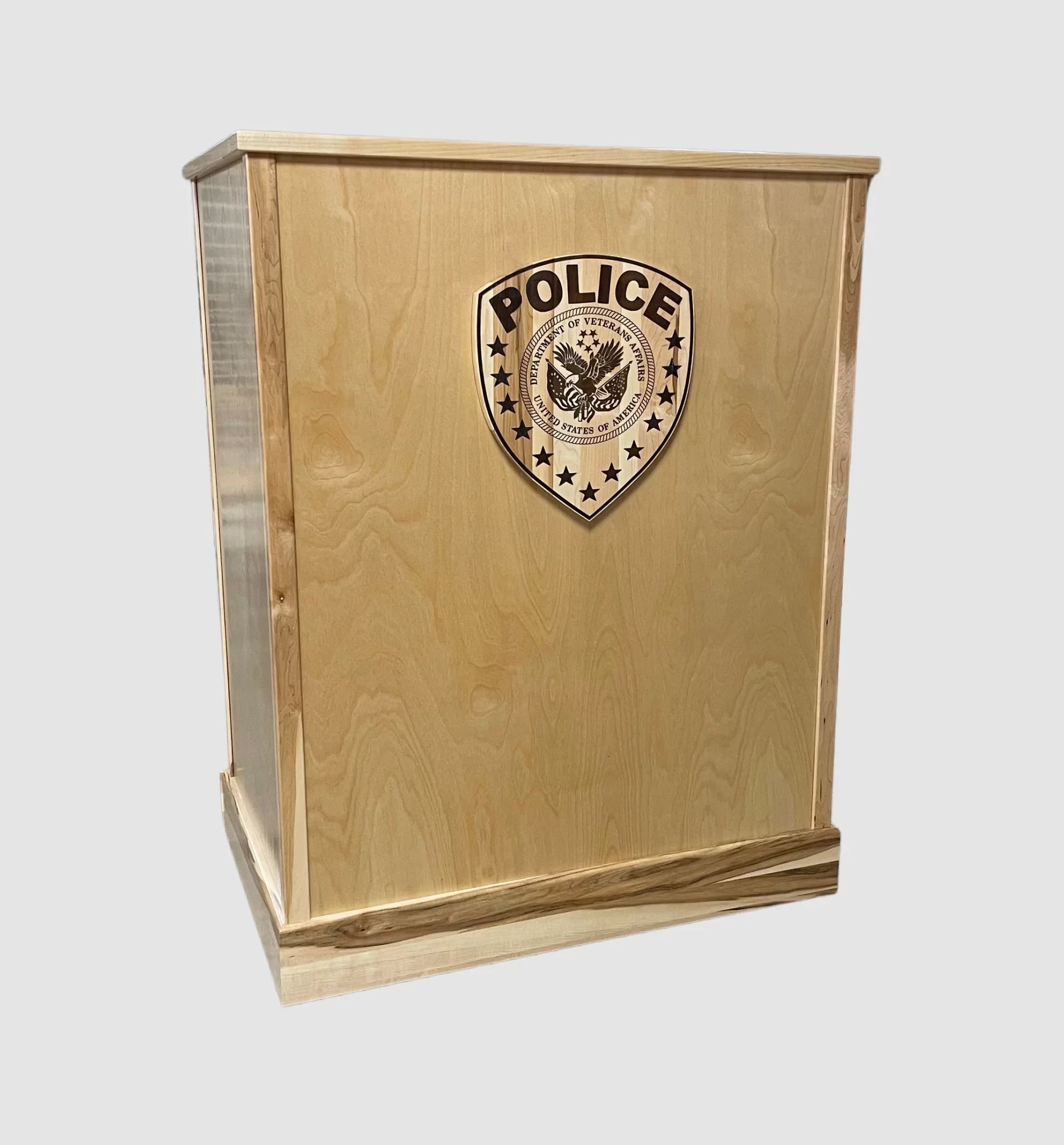 Executive Wood Defender Step-In™ Bullet Resistant Work Station - DEF339-SI