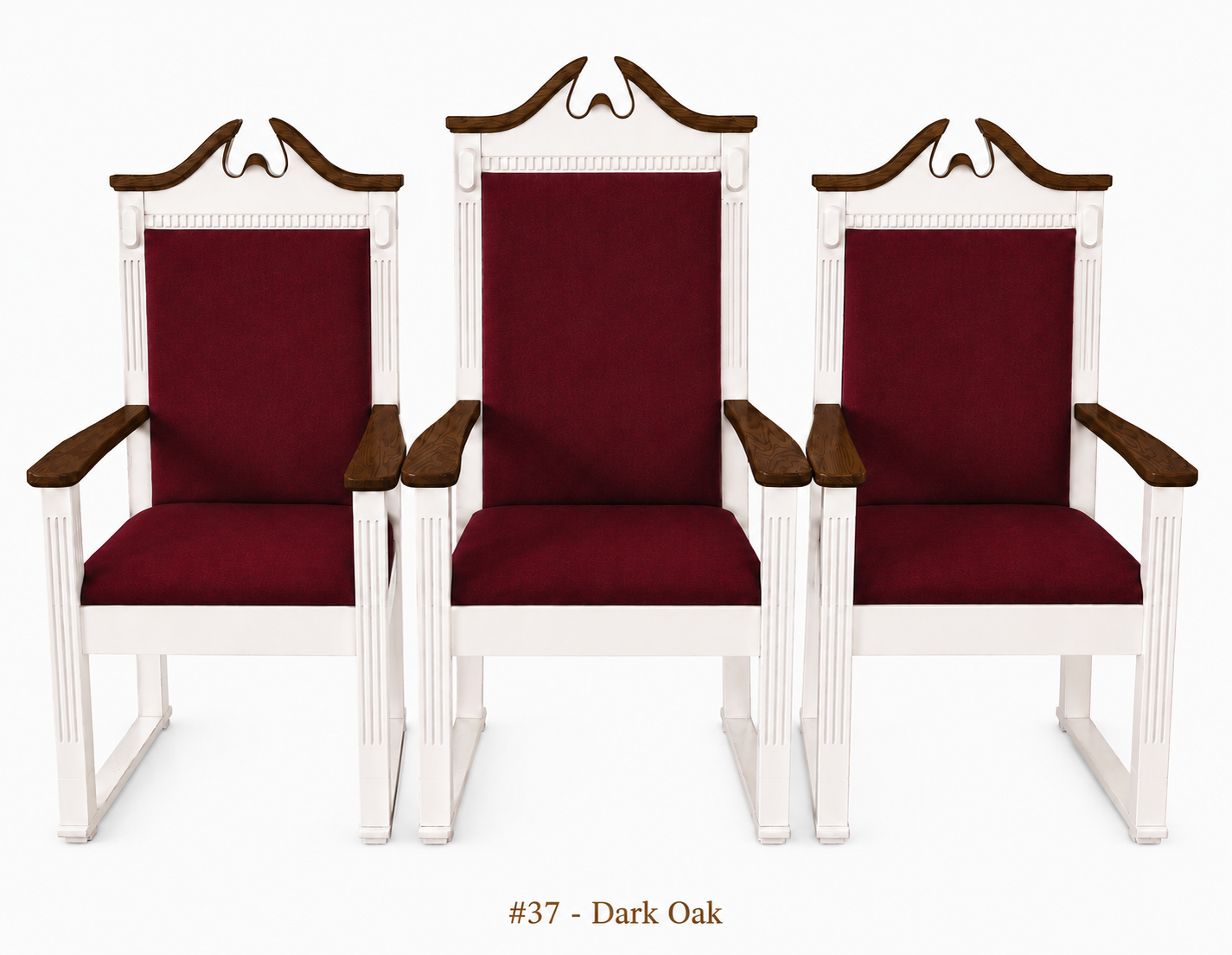 Imperial Woodworks Colonial Side Pulpit Chair TPC-603S