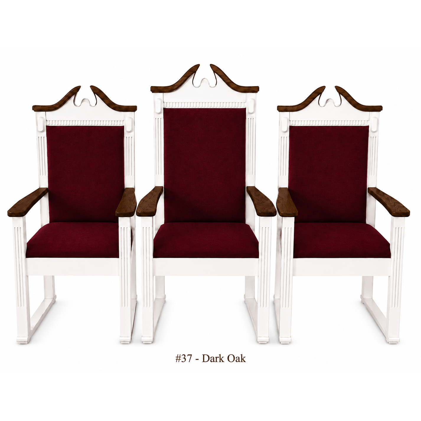 Imperial Woodworks Colonial Side Pulpit Chair TPC-603S