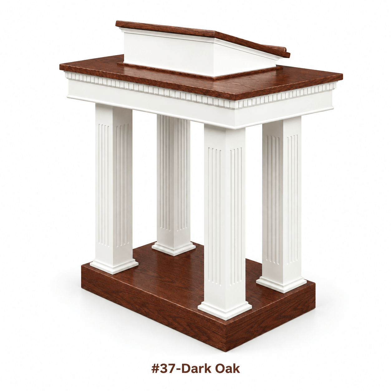 Imperial Woodworks Pedestal Wooden Open Tiered Pulpit 8401
