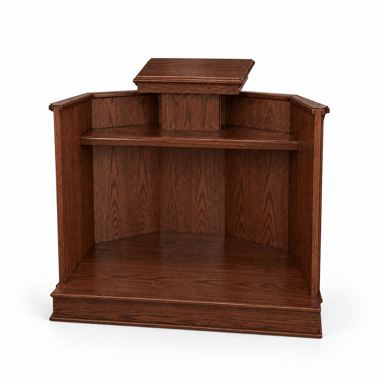 Imperial Woodworks Raised Wooden Pulpit For Church 1-CU
