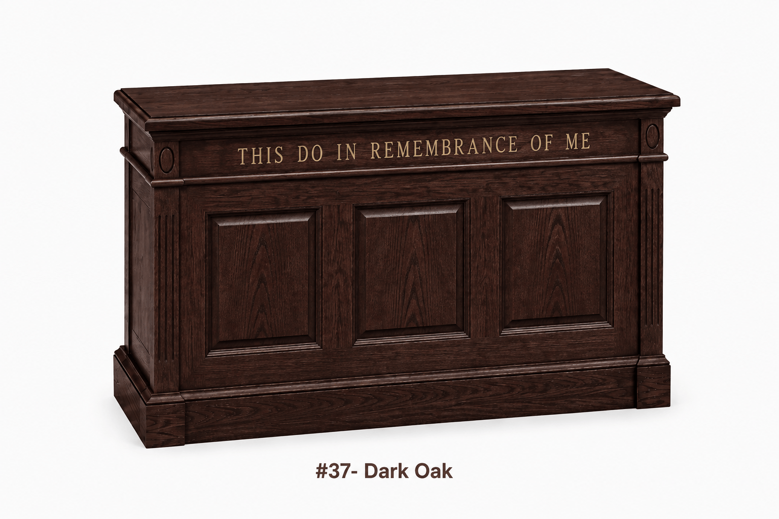 Imperial Woodworks Traditional Closed Communion Table 820