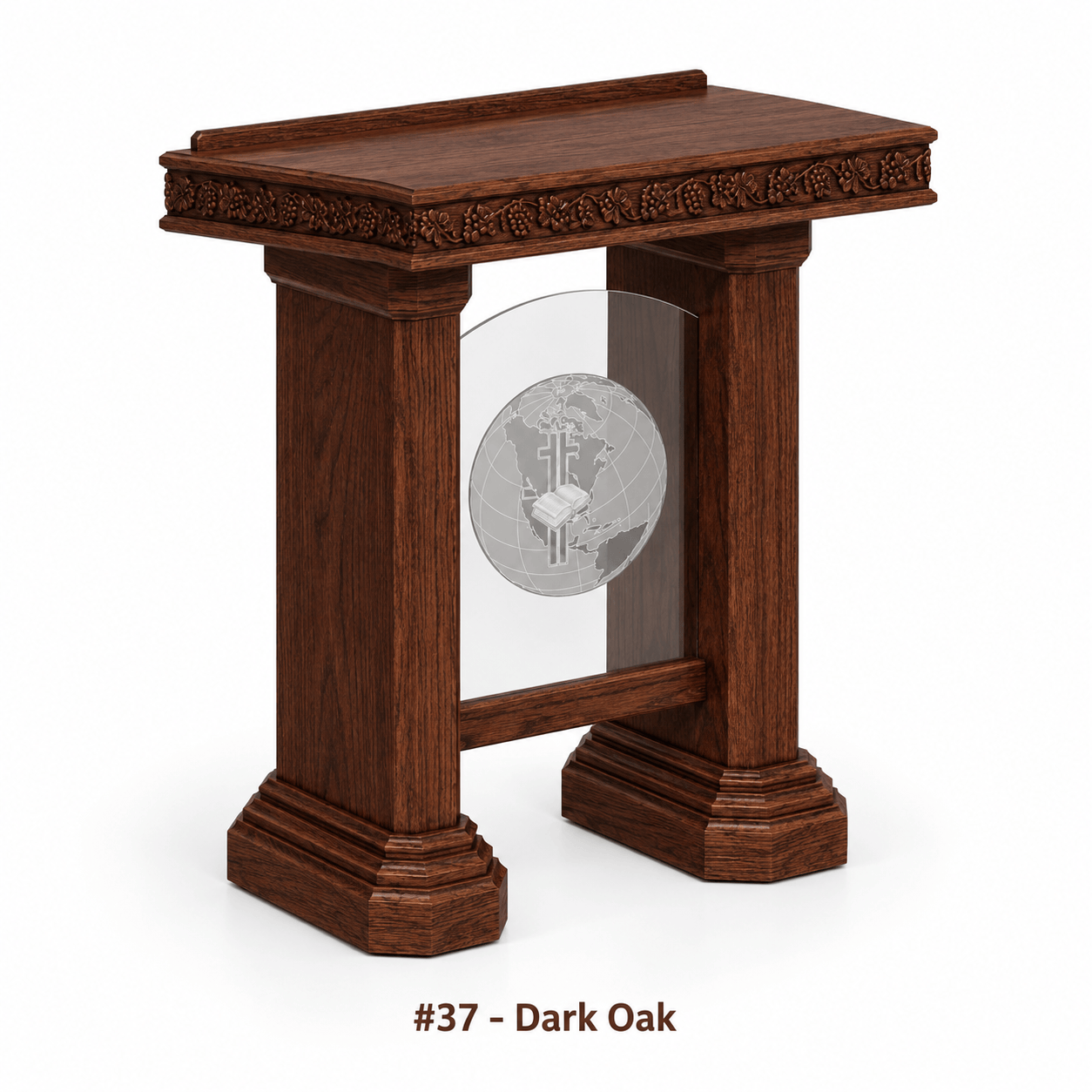 Imperial Woodworks Wood With Acrylic Pulpit NO 5405