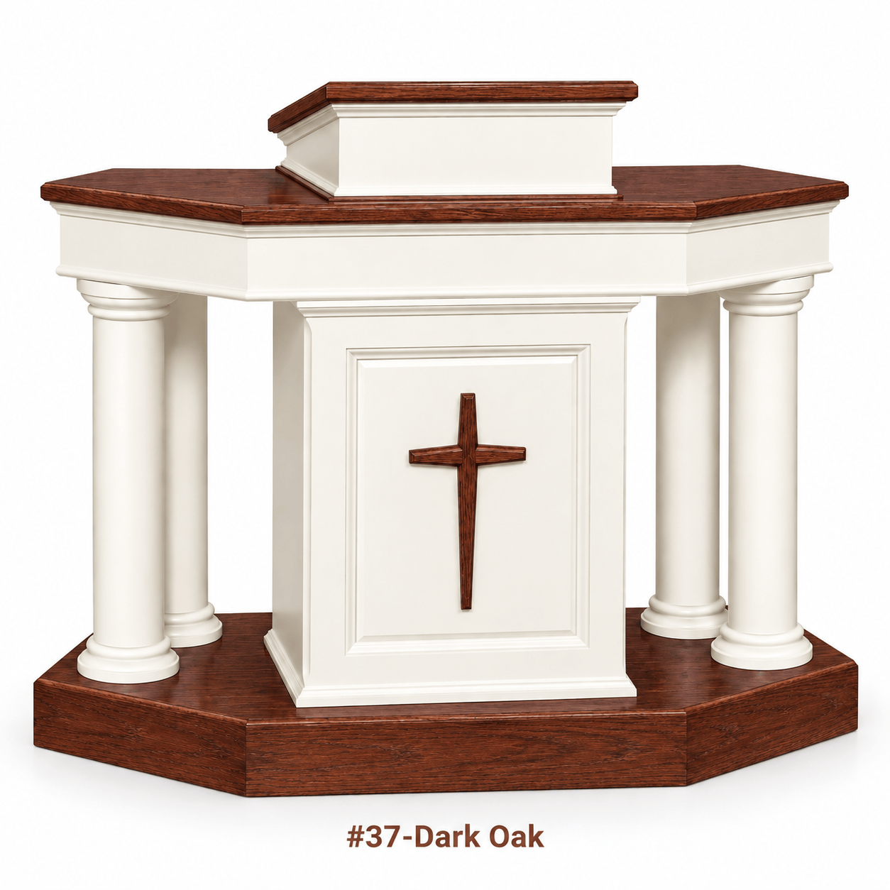 Imperial Woodworks Wooden Traditional Church Pulpit 810 CU