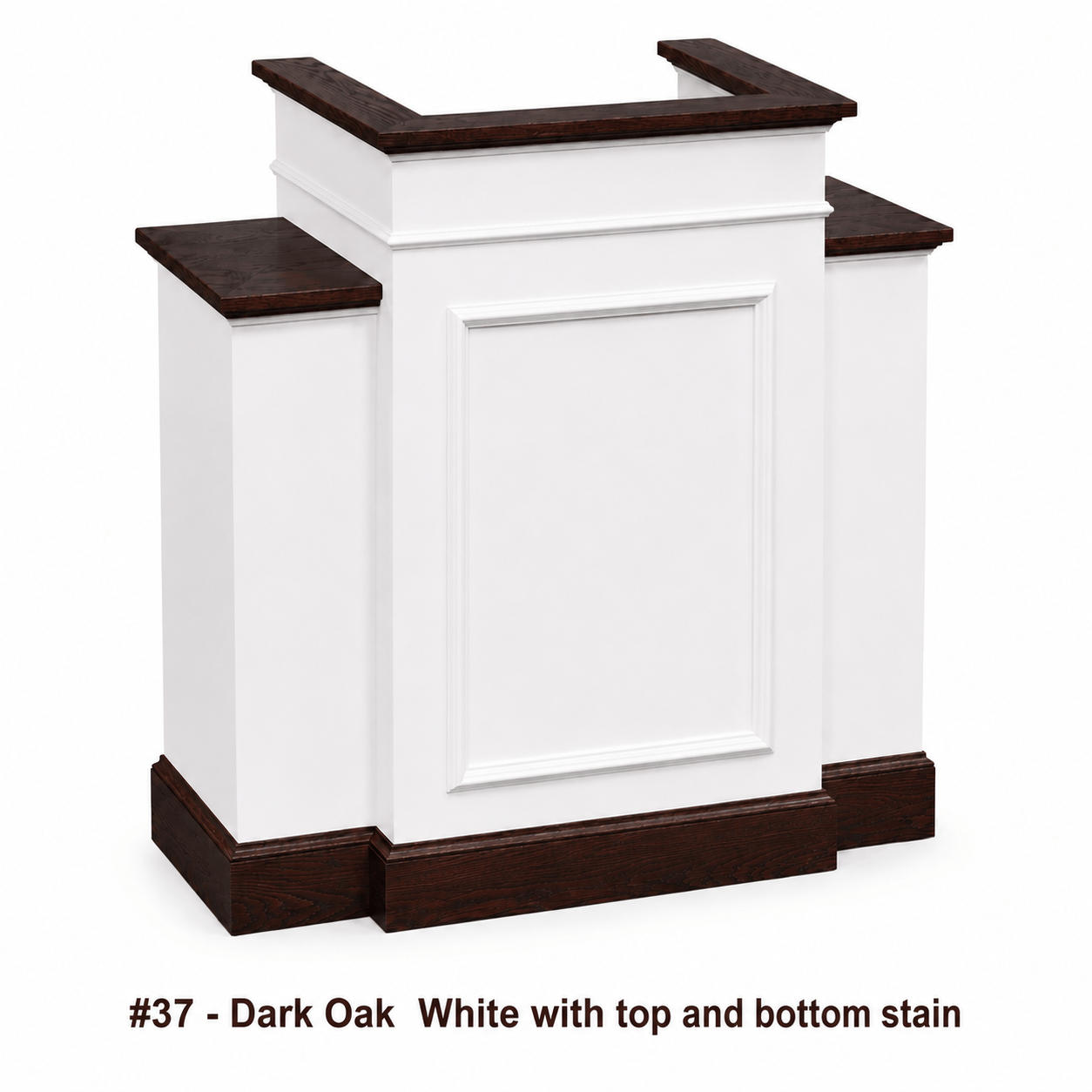 Imperial Woodworks Church Traditional Winged Pulpit 800W