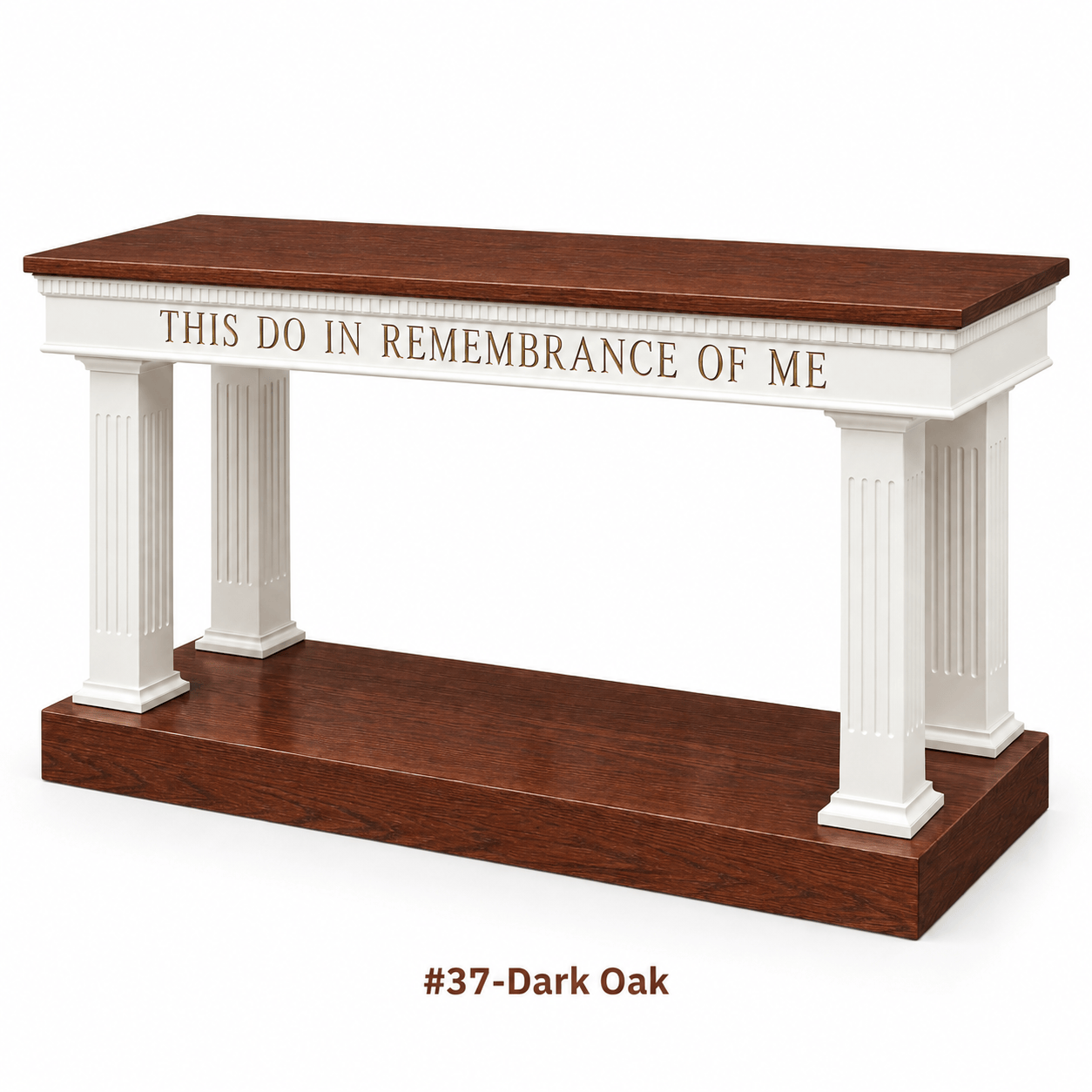Imperial Woodworks Colonial Open Communion Table 8405