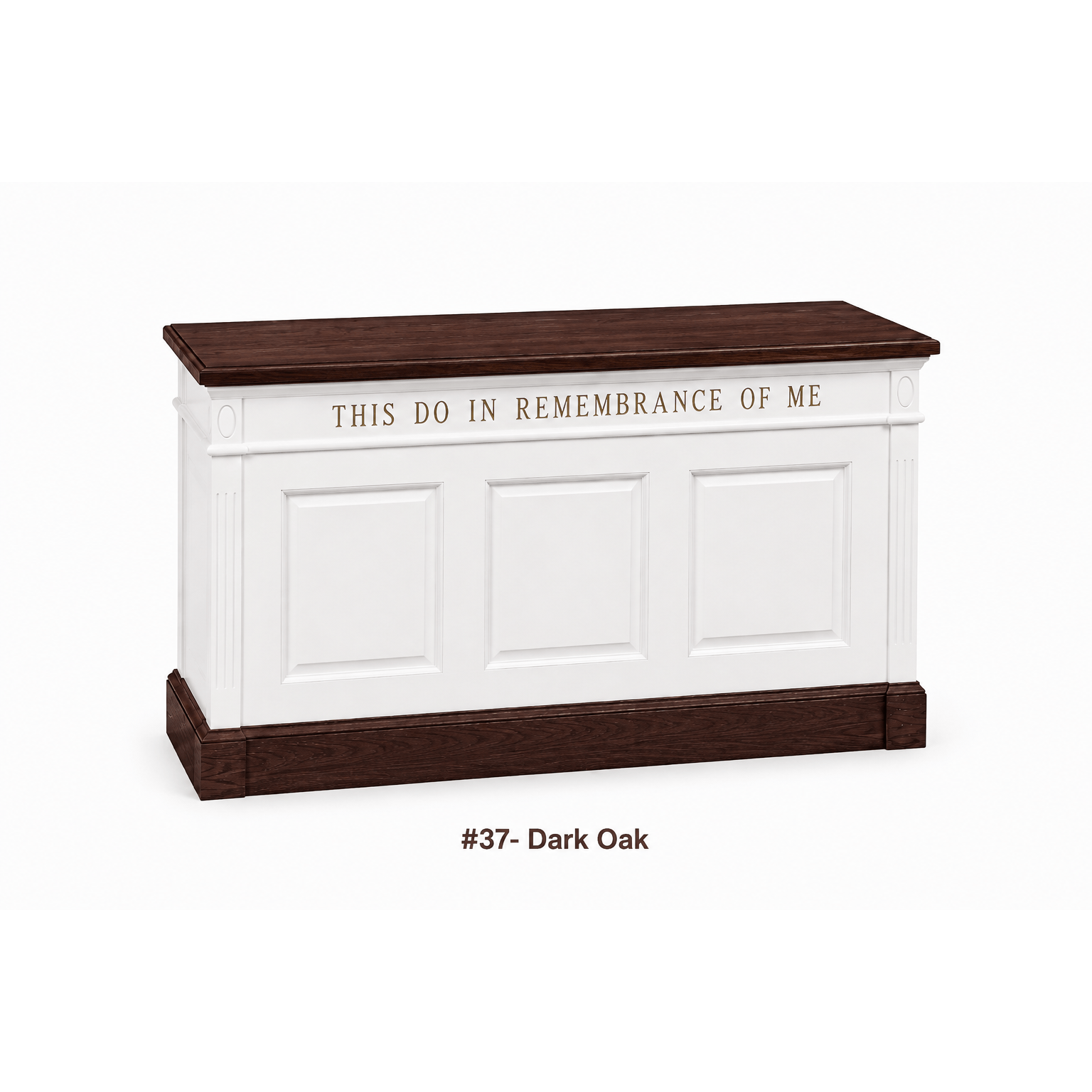 Imperial Woodworks Traditional Closed Communion Table 820