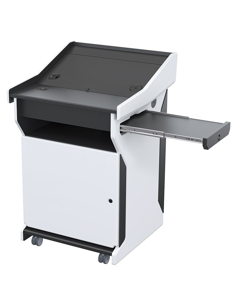 AVFI Digital Mobile Podium with 32" Full HD Display & Charging – PDX1532-FS