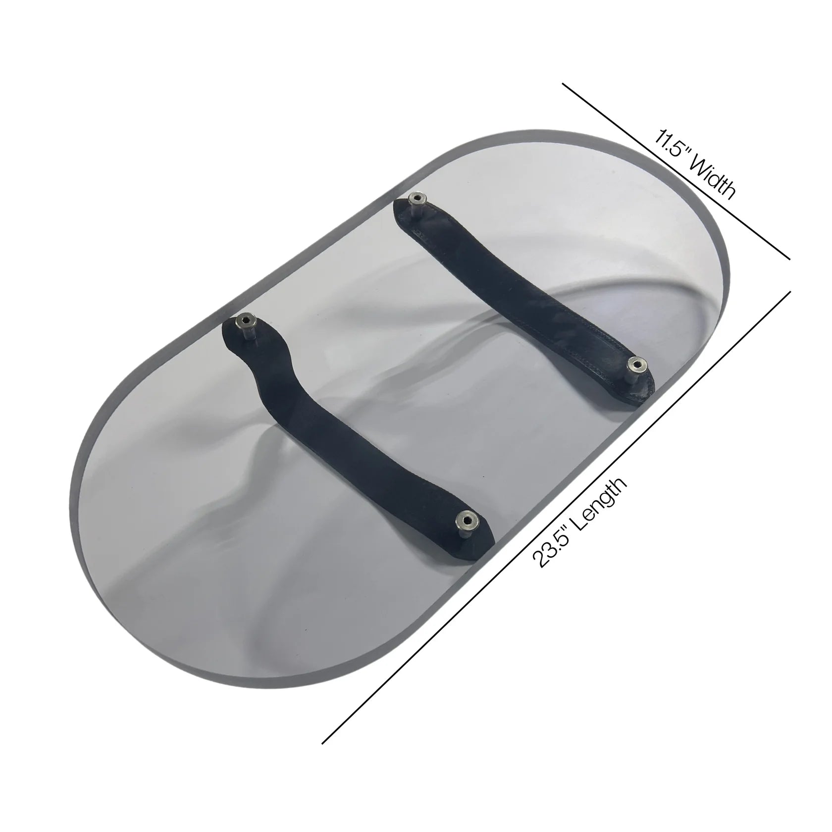 Executive Wood OptiSecure Bullet Resistant Handheld Shield - HHS-N3A