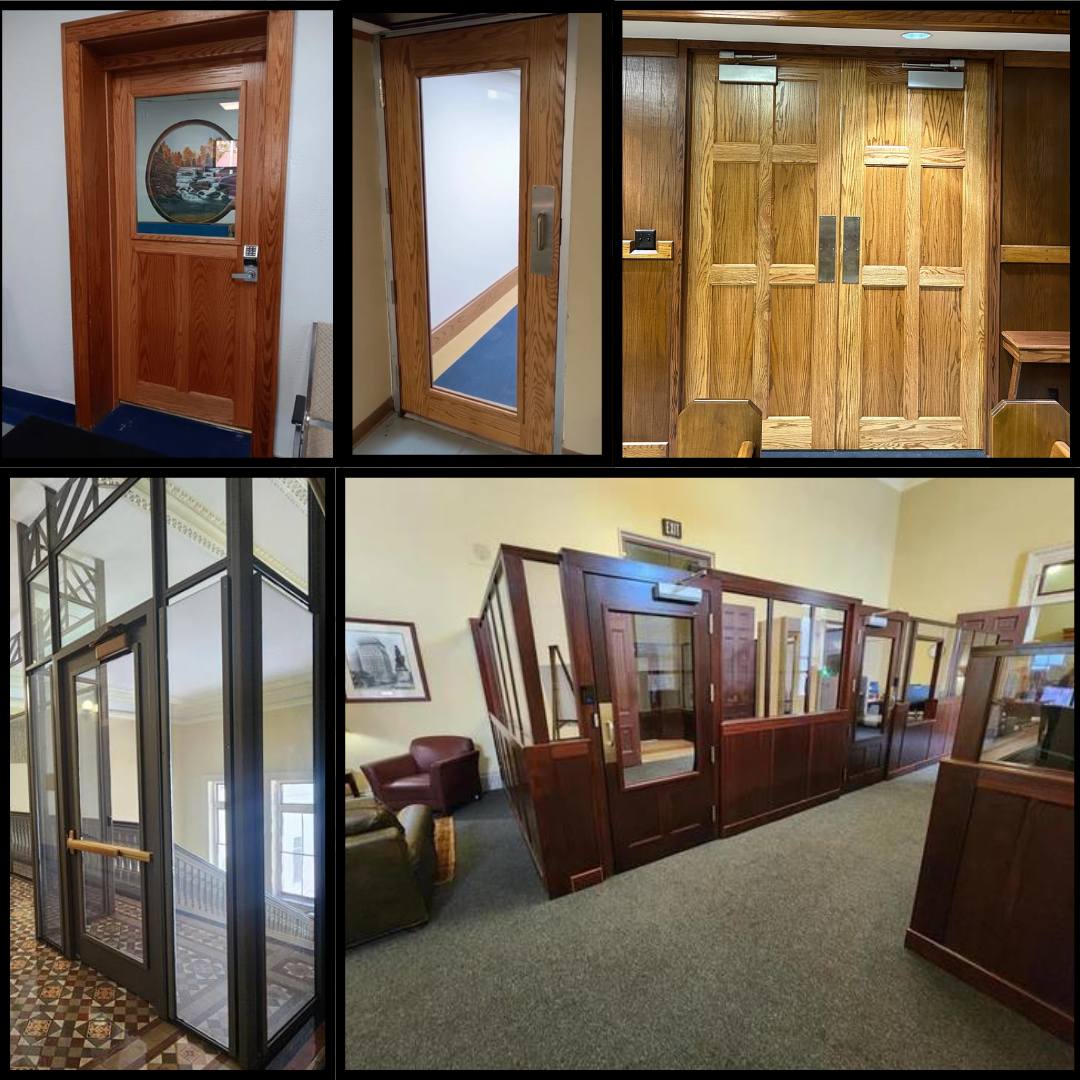 Executive Wood Bullet-Resistant Doors & Windows for Schools, Hospital & Government - DOOR-N3
