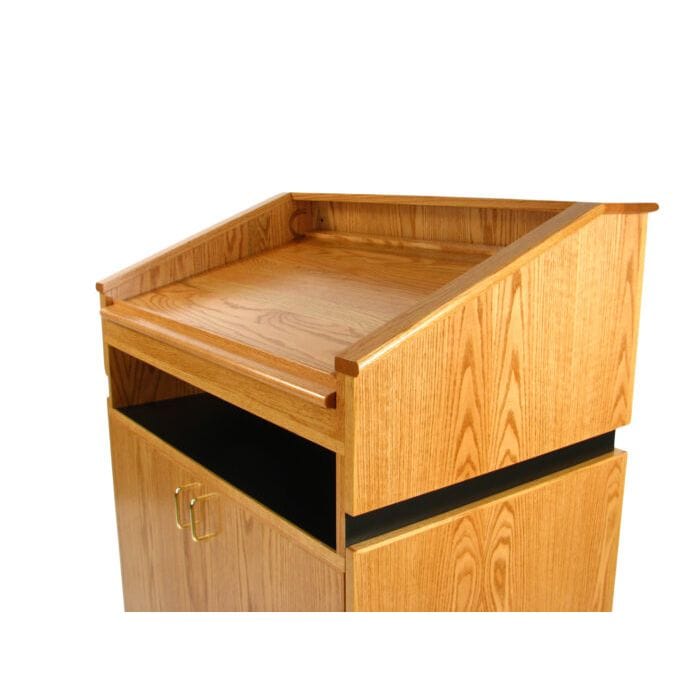 Executive Wood Maitre D’ Large Workstation Lectern - MTRD36