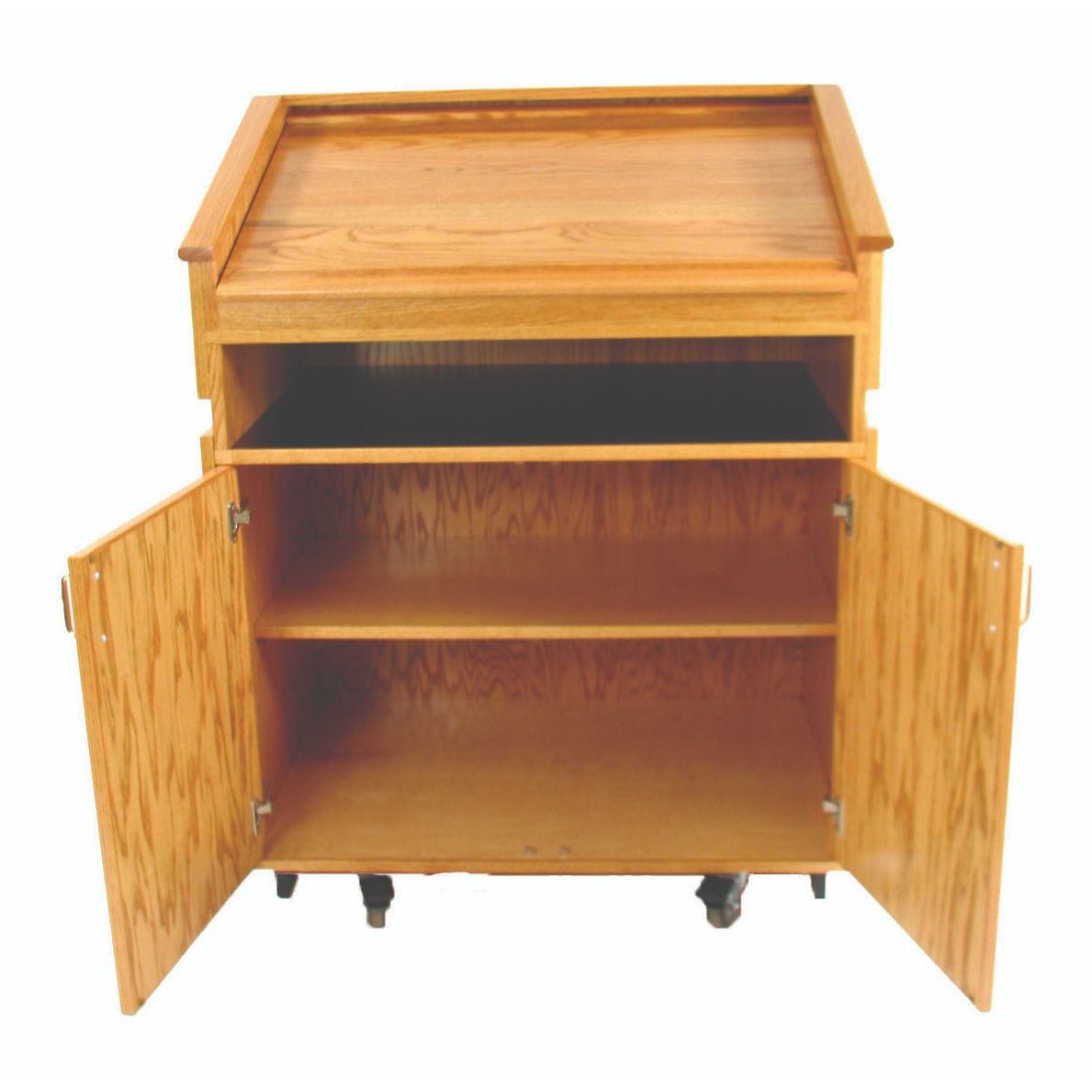 Executive Wood Maitre D’ Large Workstation Lectern - MTRD36