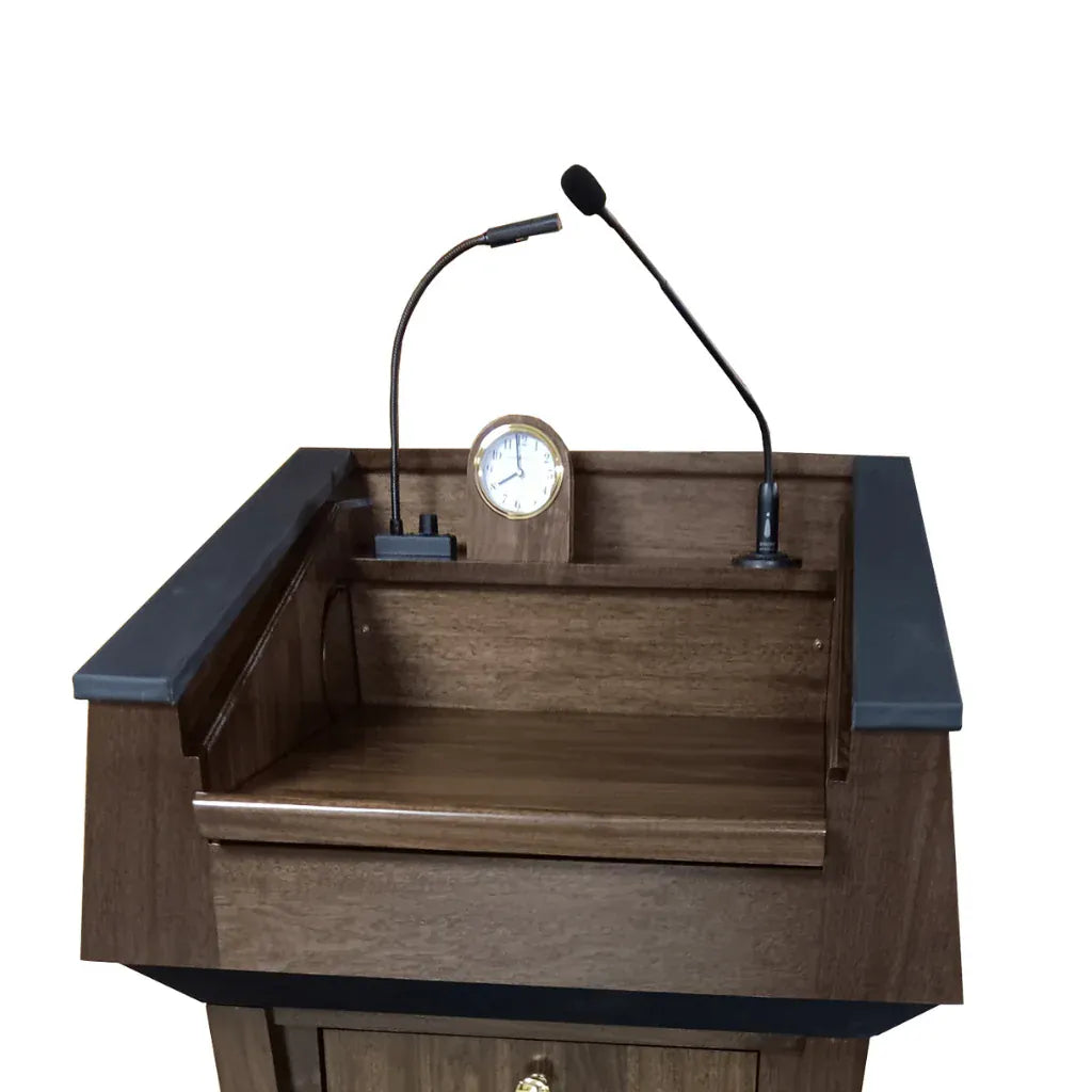 Executive Wood Podium & Lectern A/V Options