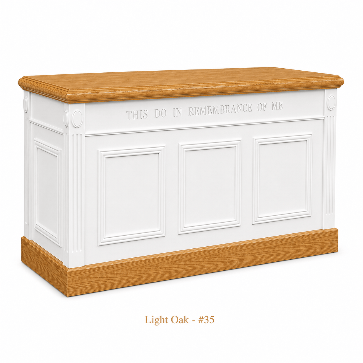 Imperial Woodworks Colonial Closed Communion Table TCT-605