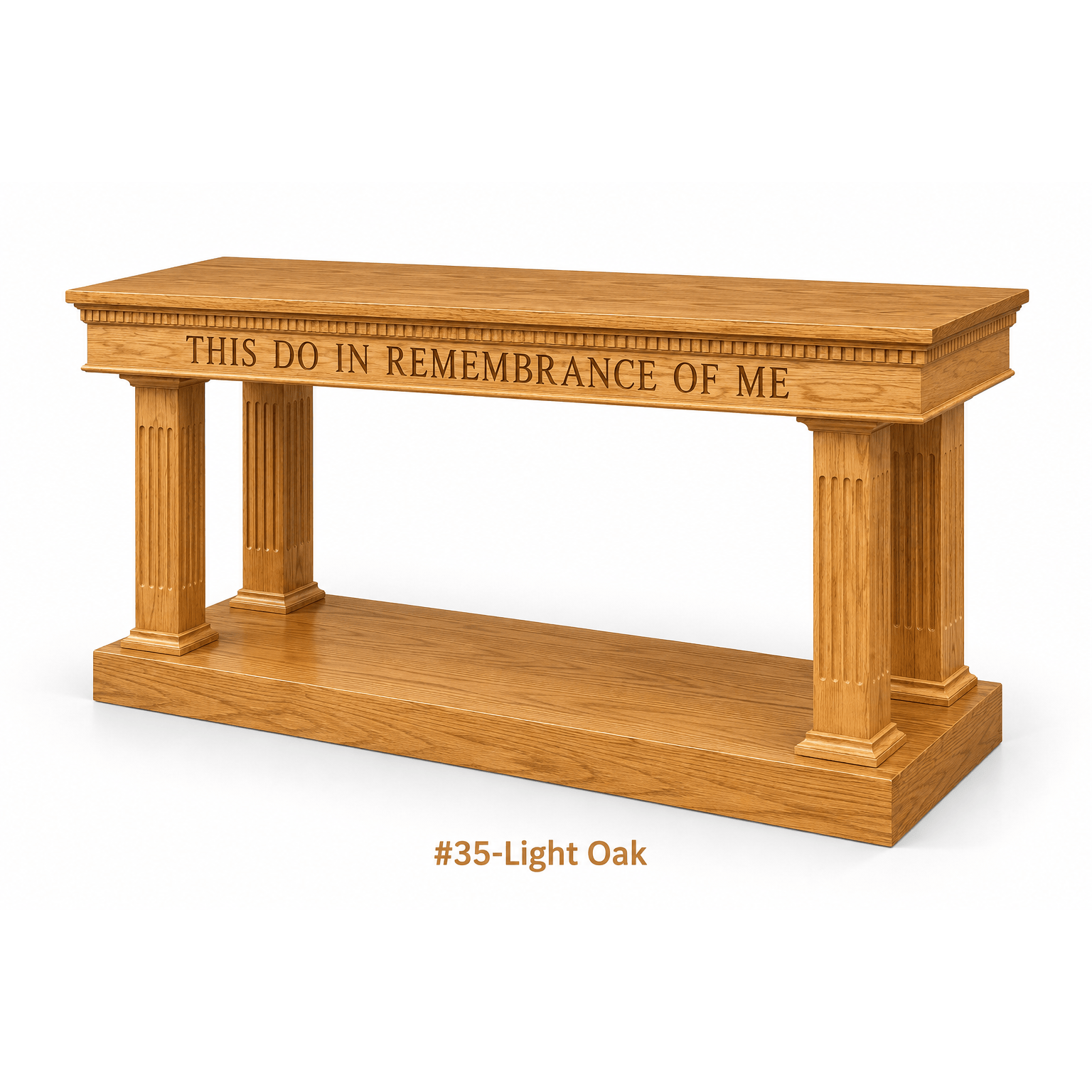Imperial Woodworks Colonial Open Communion Table 8405