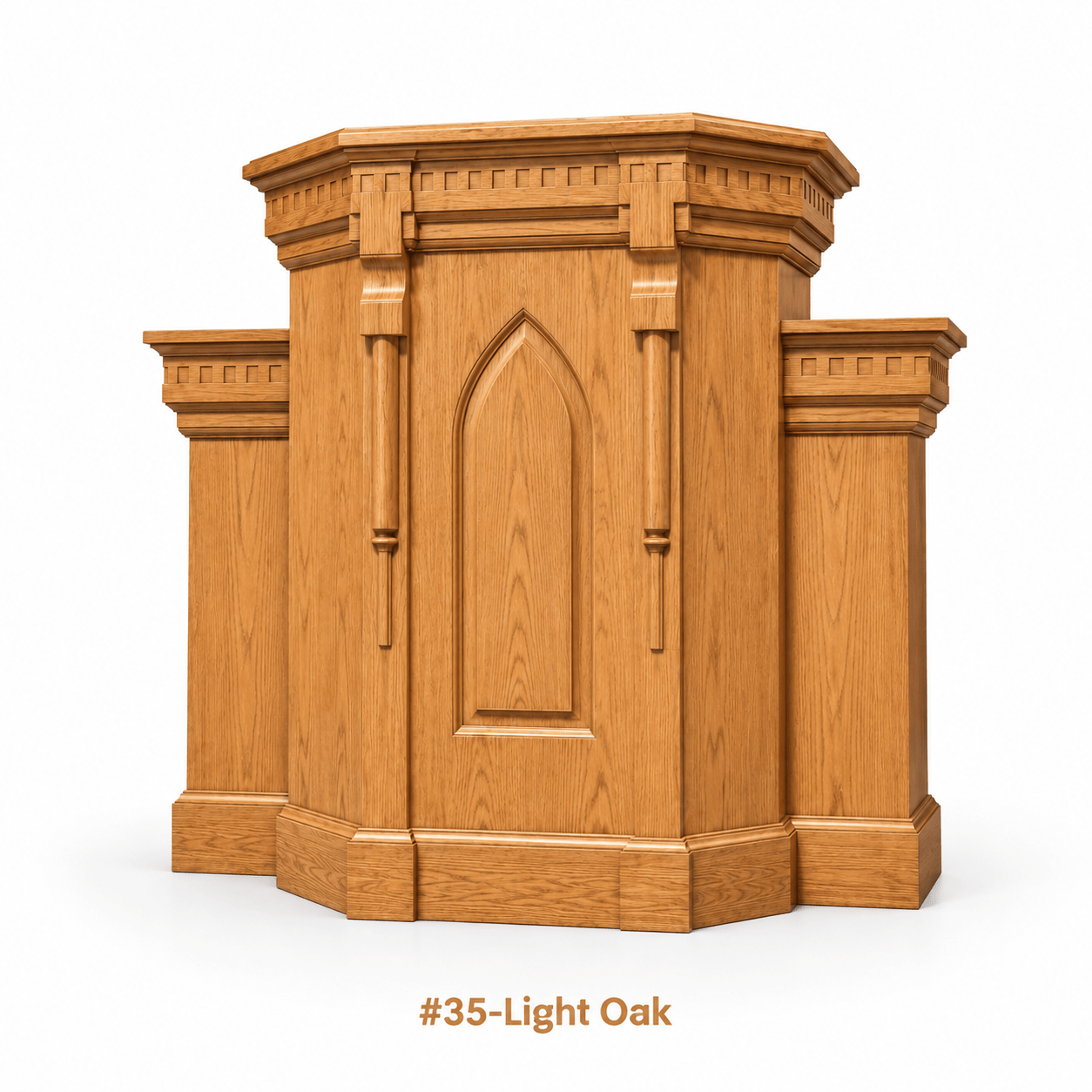 Imperial Woodworks Modern Winged Pulpit 900W-1