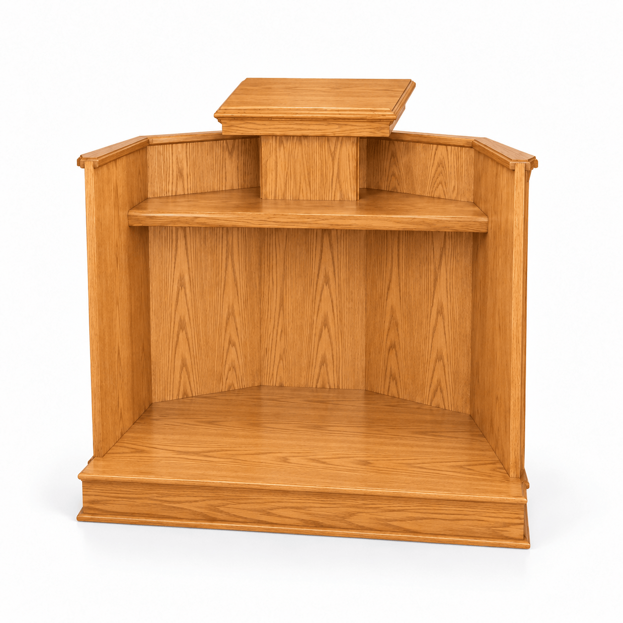 Imperial Woodworks Raised Wooden Pulpit For Church 1-CU