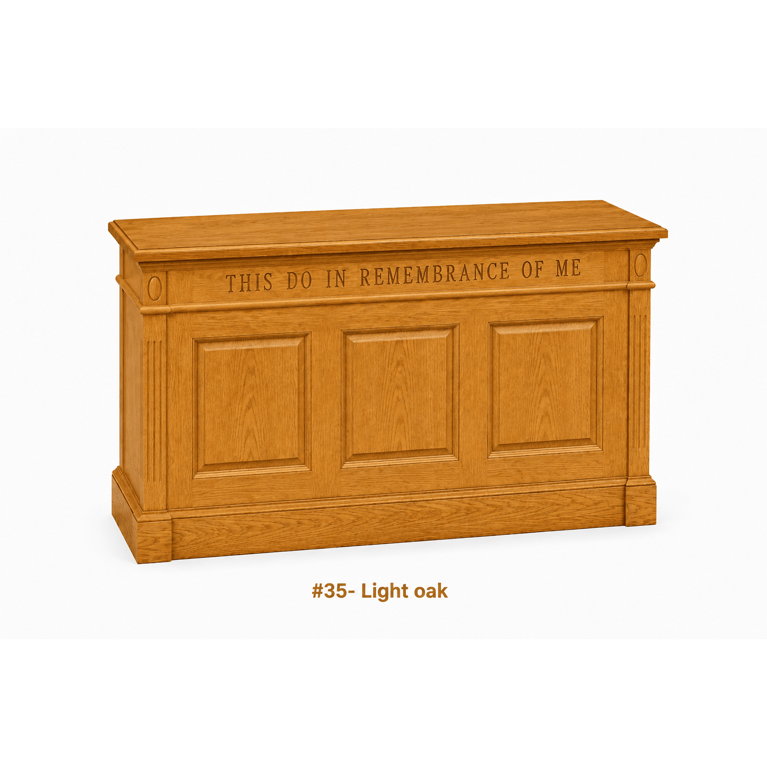 Imperial Woodworks Traditional Closed Communion Table 820